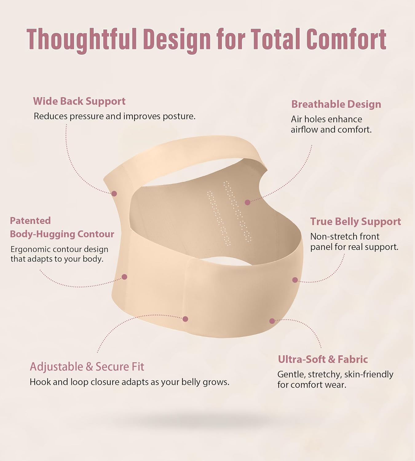 Invisible Lift Maternity Support Belt